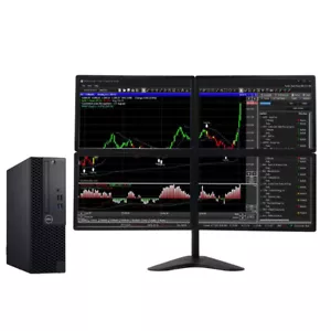4 x 19" Monitor Dell Trading PC - i5 8500 - 32GB RAM - 1TB SSD - WIN11 - Bild 1 von 16
