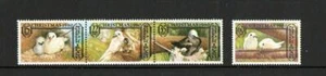 PÁJAROS DE NAVIDAD ISLA NORFOLK SG254-257 MNH 1980 - Imagen 1 de 1