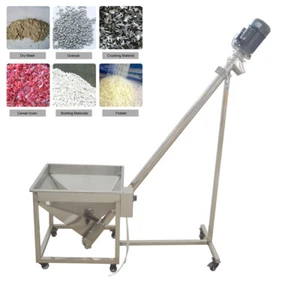 220V Inclined Type Auger Conveyor Portable Helical Spring Conveying Feeder - Picture 1 of 24
