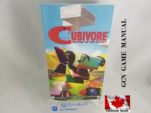 MANUAL GCN - CUBIVORE - Gamecube 'Replacement' Instruction Booklet READ DESC - Picture 1 of 7