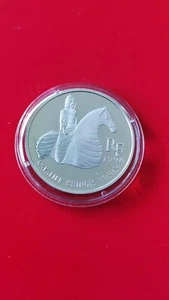 FRANCE - Monnaie 1½ €/10F Cavalier Chinois 1996 Trésors des musées d'Europe - Picture 1 of 2