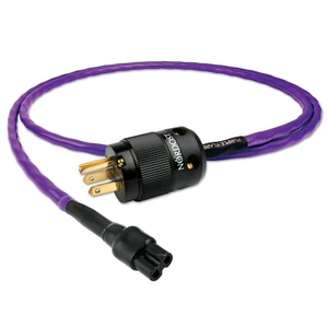 NORDOST PURPLE FLARE FIGURE-8 AC POWER CORD CAVO DI POTENZA DA 3 METRI NUOVO - Imagen 1 de 2