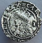 1660-62 Charles II (2nd) silver hammered Penny mm Crown