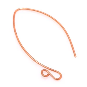 24 Pcs 34X20mm Earring Finding Copper Plated  Jewelry Making 599 - Picture 1 of 3