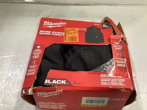 Milwaukee 801B-L Men's BLACK Heavy Duty Sherpa-Lined Vest - Large - Picture 1 of 1