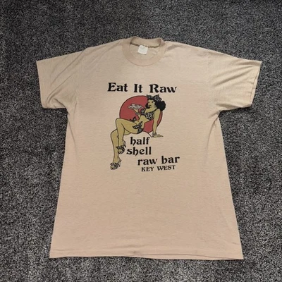 LLAVE BARRA CRUDA MEDIA CÁSCARA COMA CRUDA VINTAGE OESTE FLORIDA Grande Original años 80 Foto 1 de 4