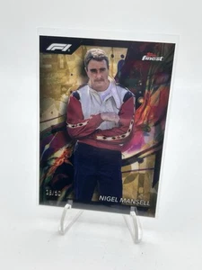 Nigel Mansell Common 38/50 Numbered Topps Finest Formula 1 2024 - Picture 1 of 2