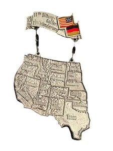 1986 11th Bitburg Gaiters IVV Wandering German Hiking Medal / Pin Western States - Bild 1 von 7