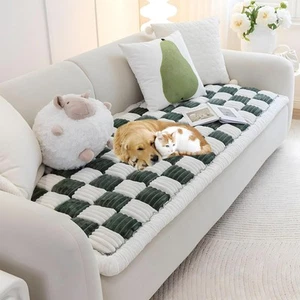 Fuzzy Pet Couch Cover for Sofa, Anti-Slip Couch Cover Protector for Dogs Wash... - Picture 1 of 7