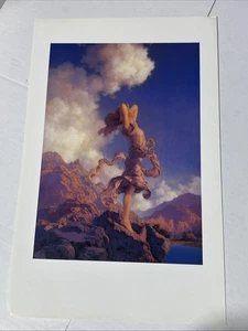 Maxfield Parrish Ecstasy 1929 General Electric Mazda Calendar - Picture 1 of 5