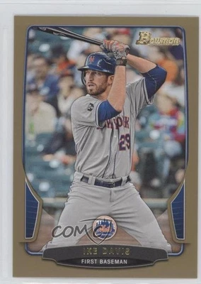 2013 Bowman Gold Border Ike Davis #72 - Image 1 of 2