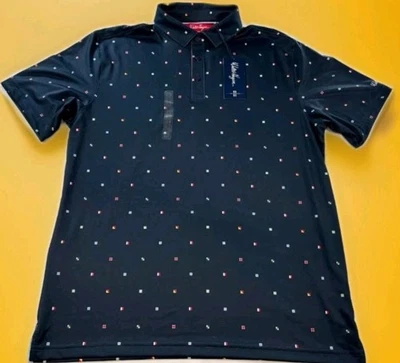 Walter Hagen Para Hombre P11 EE. UU. Vela Geométrica Azul Marino 2XL NUEVO CON ETIQUETAS Excelente B15 Nuevo XXL Foto 1 de 4