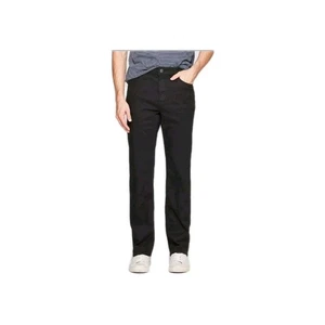 Pantalones de mezclilla elásticos Goodfellow & Co para hombre tiro medio pierna recta, negros 40x30 - Imagen 1 de 4