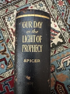 Notre jour à la lumière de la prophétie par W.A. Spicer 1917 présumée première édition - Photo 1/20