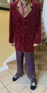 Costume Willy Wonka/Austin Powers/Pimp Cosplay Suit -Large. Higher end product - Picture 1 of 15