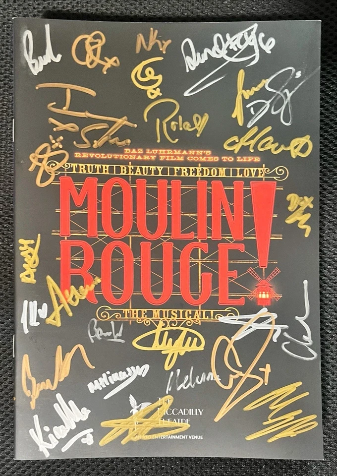 Moulin Rouge London Signed 2025-2026 Piccadilly Theatre Programme - Image 1 of 1