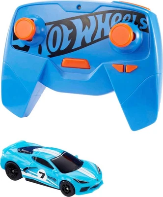 Hot Wheels RC C8 Corvette 1:64 Scale Radio Controlled Car with USB Charging - Image 1 of 4