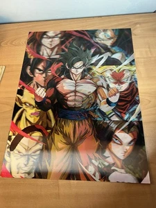 Dragon Ball Z Holographic Poster 15x12” San Goku - Picture 1 of 8