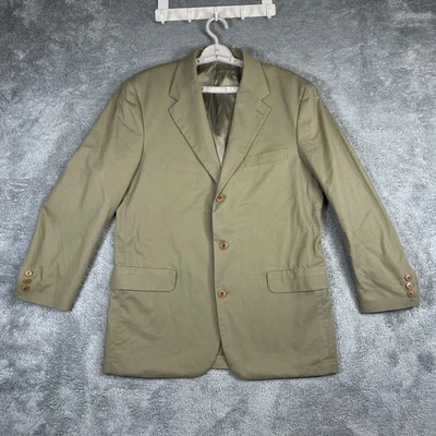 Blazer De Colección J Crew Oarsman Para Hombres 40R Oliva Sin Estructura Sin Forro Informal Abrigo Deportivo Foto 1 de 4