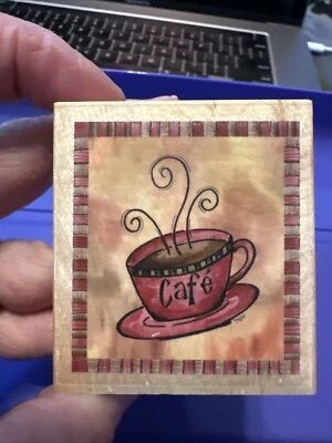 Резиновый штамп Stamps Happen Coffee Cafe - Изображение 1 из 4