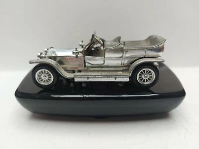 MATCHBOX GIFTWARE Rolls Royce Silver Ghost SILVER PLATED ON CERAMIC TRAY YESTERY - Bild 1 von 4