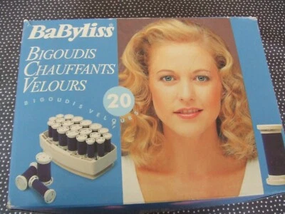 Vintage Babyliss Soft Curl 20 beheizbare Rollen Lockenwickler & Clips wenig benutzt verpackt - Bild 1 von 4