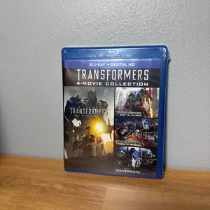 Transformers 4 Four Movie Collection (Blu-ray 5-Disc Box Set) Digital Sealed New - Picture 1 of 4