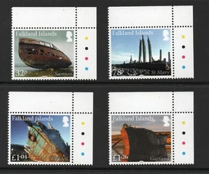 FALKLAND ISLANDS Ship Wrecks 4 set marginal MNH condition 2020. - Picture 1 of 1