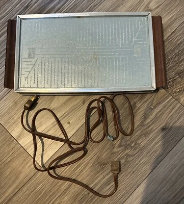 MCM Salton Hotray Calentador de Alimentos Eléctrico Vintage Plato Caliente Bandeja H-110 200w/ FUNCIONA Foto 1 de 4