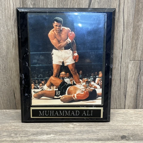 Muhammad Ali Knocks Out Sonny Liston Plaque Cover