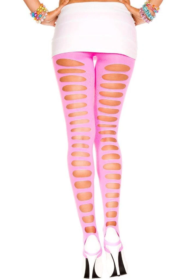 NOVA calça leggins sexy MÚSICA PERNAS furo CUTOUT opaca STIRRUP sem pés - Imagem 1 de 1