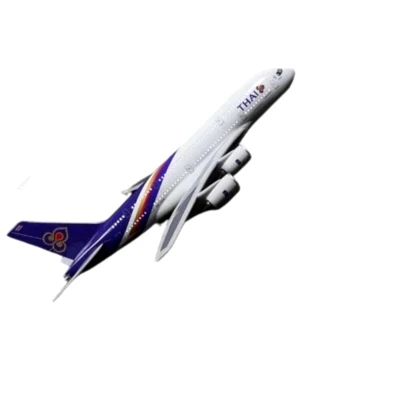 Model Thai Airbus Airways A380 Diecast Aircraft Jc Wings 1:60 Airplane Bare Meta - Image 1 of 4