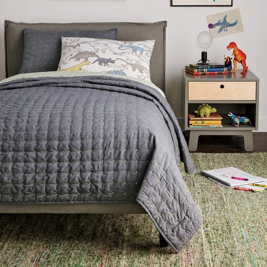 Liquidación! Juego completo de ropa de cama gris Dwell Studio Dwelstudio Theo Quilt Sham $249 Foto 1 de 3