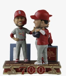 Albert Pujols, Goldschmidt, Molina Cardinals 700 Home Run Mini Bobblehead Bobble - Picture 1 of 7