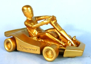 K1 VELOCIDAD INTERIOR GO KART COCHE DE CARRERAS MODELO DE ESCRITORIO PUBLICIDAD PISAPAPELES - Imagen 1 de 10