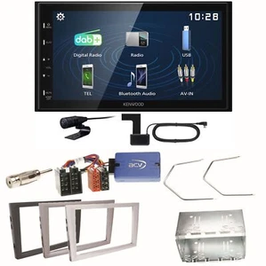 Kenwood DMX129DAB DAB+ Bluetooth Einbauset für Opel Omega B Meriva A Agila Vivar - Bild 1 von 1