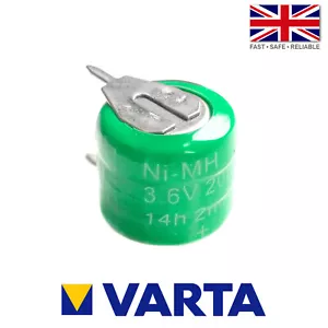 Varta Compatible 3/V20H / V20H Ni-MH 3.6V 20mAh 2 Pin Button Cell Battery - Picture 1 of 2