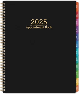 2025 Appointment Book - Daily Planner 2025 from Jan.2025 - Dec. 2025, 30-Minute  - Picture 1 of 12