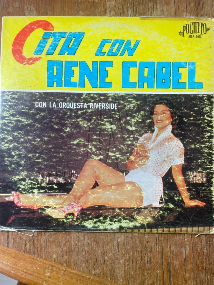 Rene Cabel Con La Orquesta Riverside ‎– Cita Con Rene Cabel Vinyl LP Puchito - Image 1 of 4