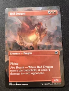 Red Dragon - Borderless - AFR - MTG - EN - NM - 294 - Picture 1 of 1