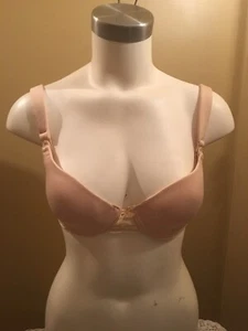 Wynette by Valmont Maternity Lace-Trim Underwire Nursing Bra - NUDE - 38B - Picture 1 of 5