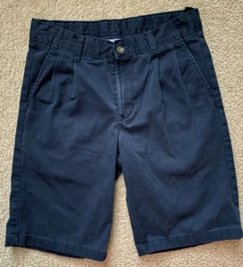 Chaps Navy School Uniform Shorts - Size 12 Regular - Picture 1 of 3