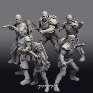 Star Wars Legion Bad Batch Operative Expansion - 3d Printed (Bad Batch Models) - Picture 1 of 1
