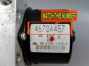 2008 2013 Mitsubishi Outlander ABS Anti lock Pump Brake Module Oem Used 4670A457 - Picture 1 of 18