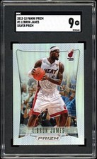 2012 Panini Prizm #1 LeBron James SILVER Prizm Refractor - SGC 9