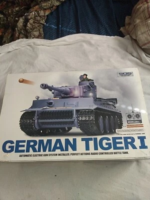 Огромный военный немецкий танк Tiger I радио управления RC воздуха софт 2,4 ГГц масштаб 1/16  - Изображение 1 из 4