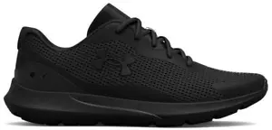 Under Armour Mens UA Surge 3 Running,Walking,Jogging,Casual Shoes Black 3.5Y - Picture 1 of 1