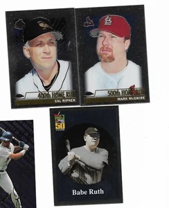 Babe Ruth - Mark McGwire - Cal Ripken Home runs NM/M - Picture 1 of 2