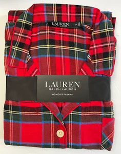 Ralph Lauren Damen leichtes Flanell rot Pyjama Set Größe 3X Einzelhandel $ 79 - Bild 1 von 6