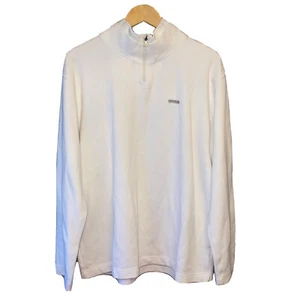 MENS FIRETRAP JUMPER 1/4 ZIP PULLOVER XL LONG SLEEVE LOGO COLLAR - Picture 1 of 12